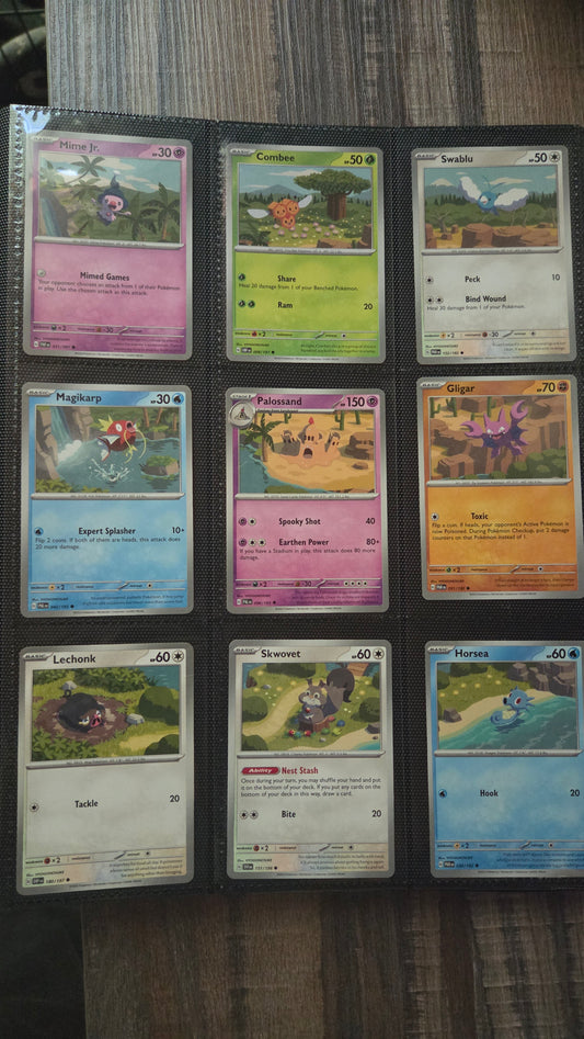 Pokémon Scenery Collector Set – Mime Jr. & Friends (9 Cards + Display Art)
