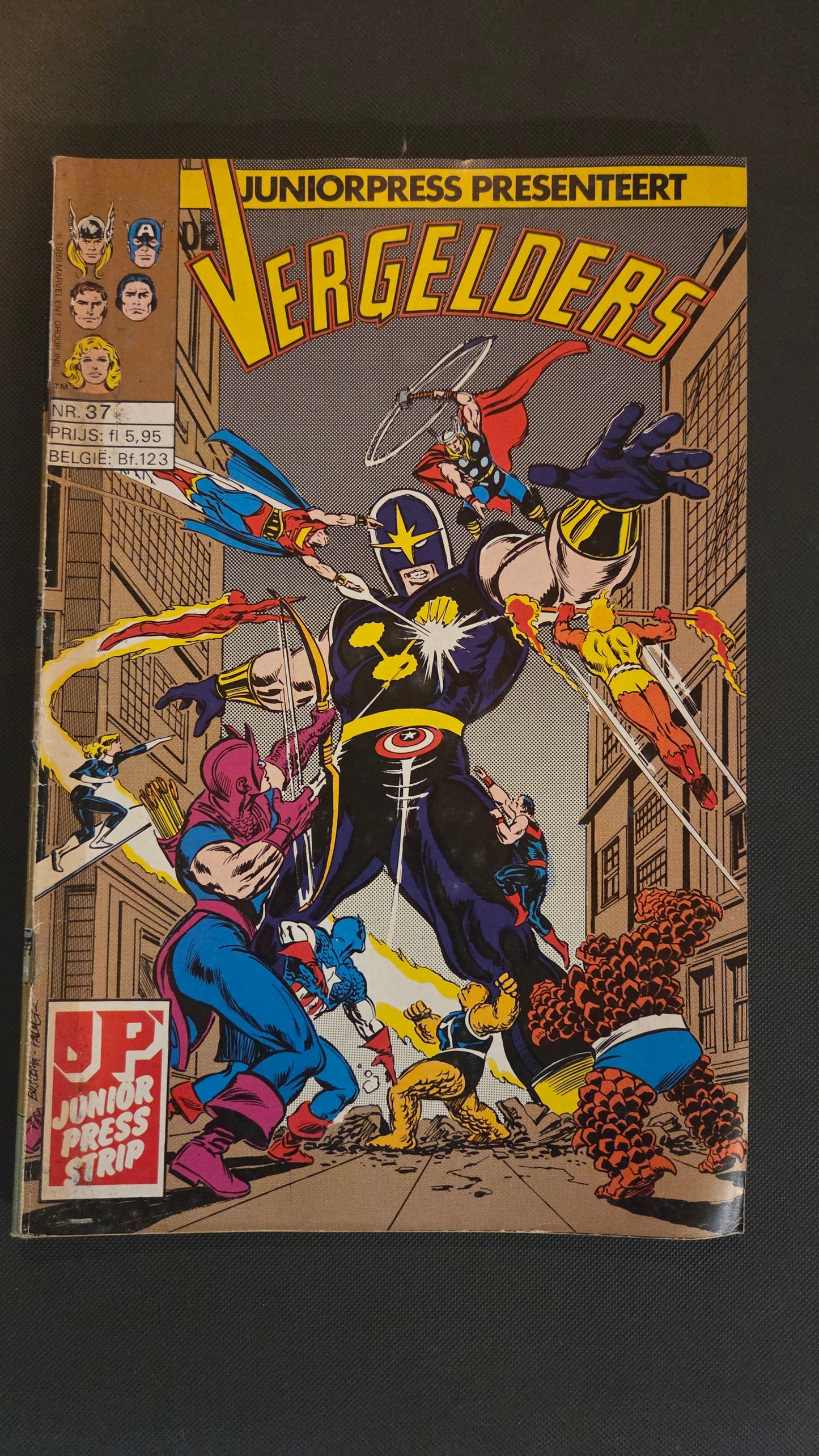 Marvel Juniorpress Presenteert: De Vergelders Nr. 37 | Dutch Avengers Comic | Vintage Edition