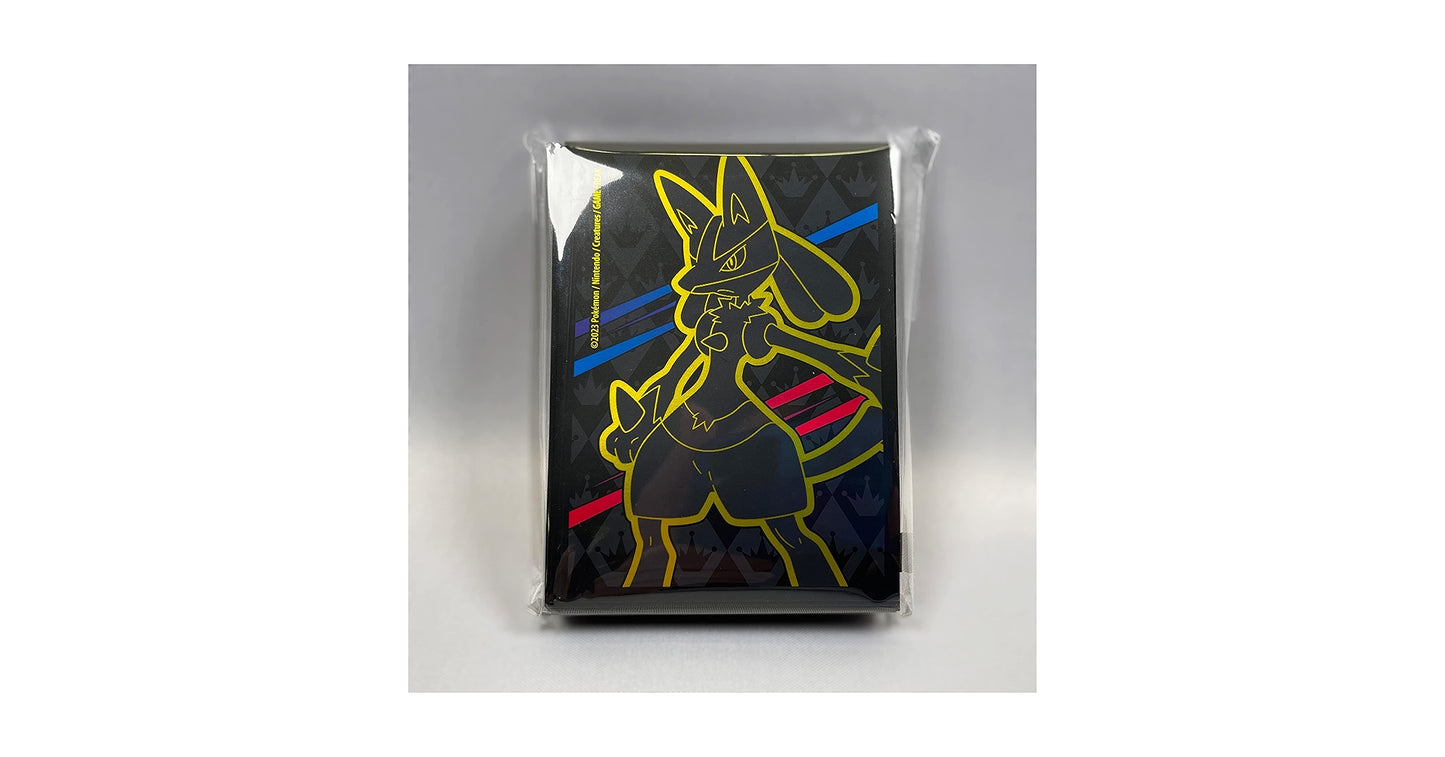 Pokémon TCG Sleeves – Lucario - Crown Zenith (65 Count)
