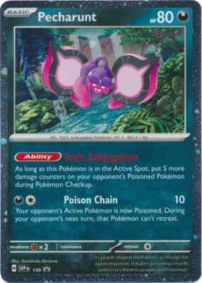 SVP 149 Pecharunt (Holo) – Scarlet & Violet Black Star Promo – (Shrouded Fable) Pokémon card (English)